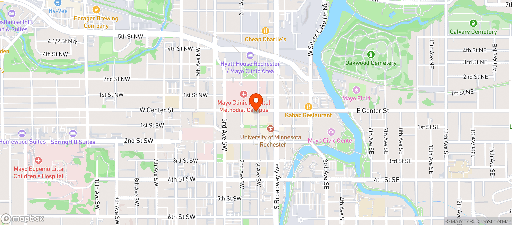 Map showing Victoria's Restaurant