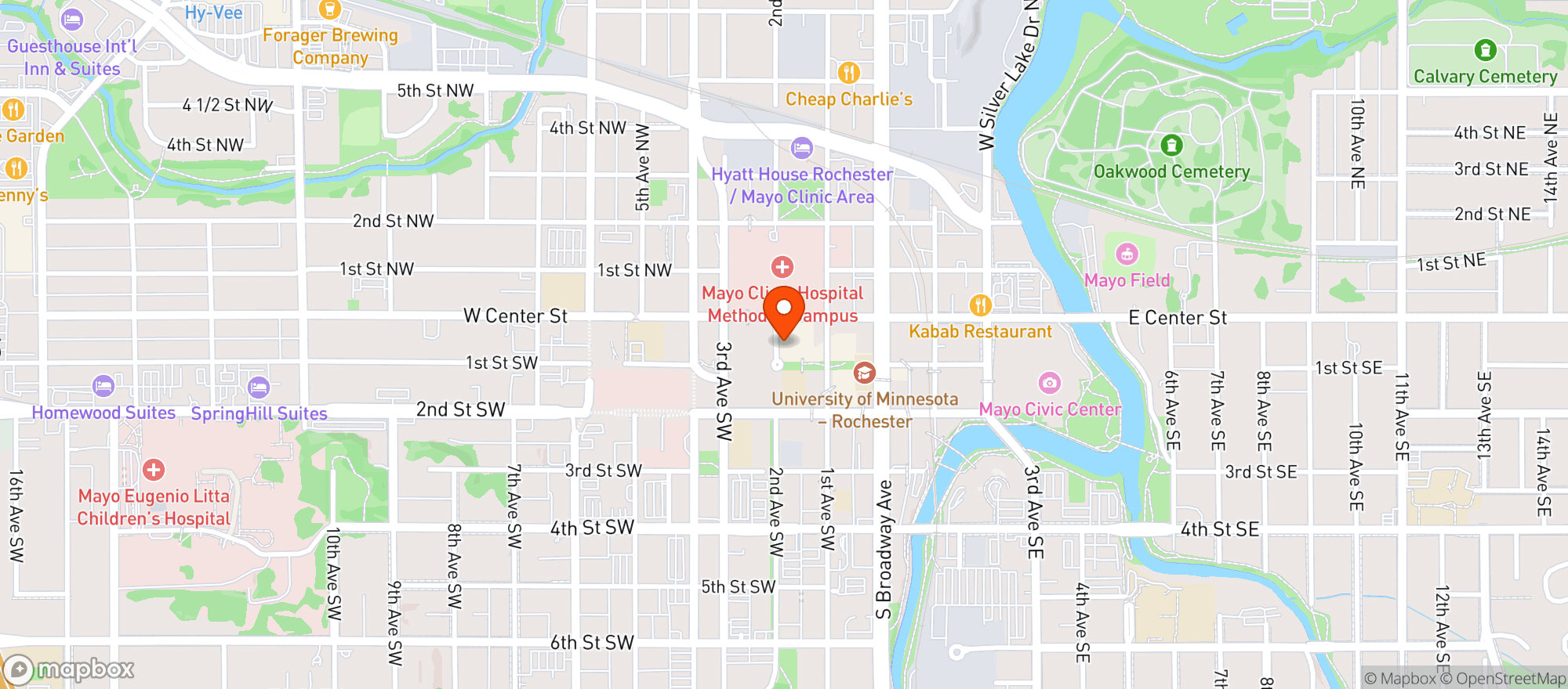 Map showing Ruths Chris Steak House #7384