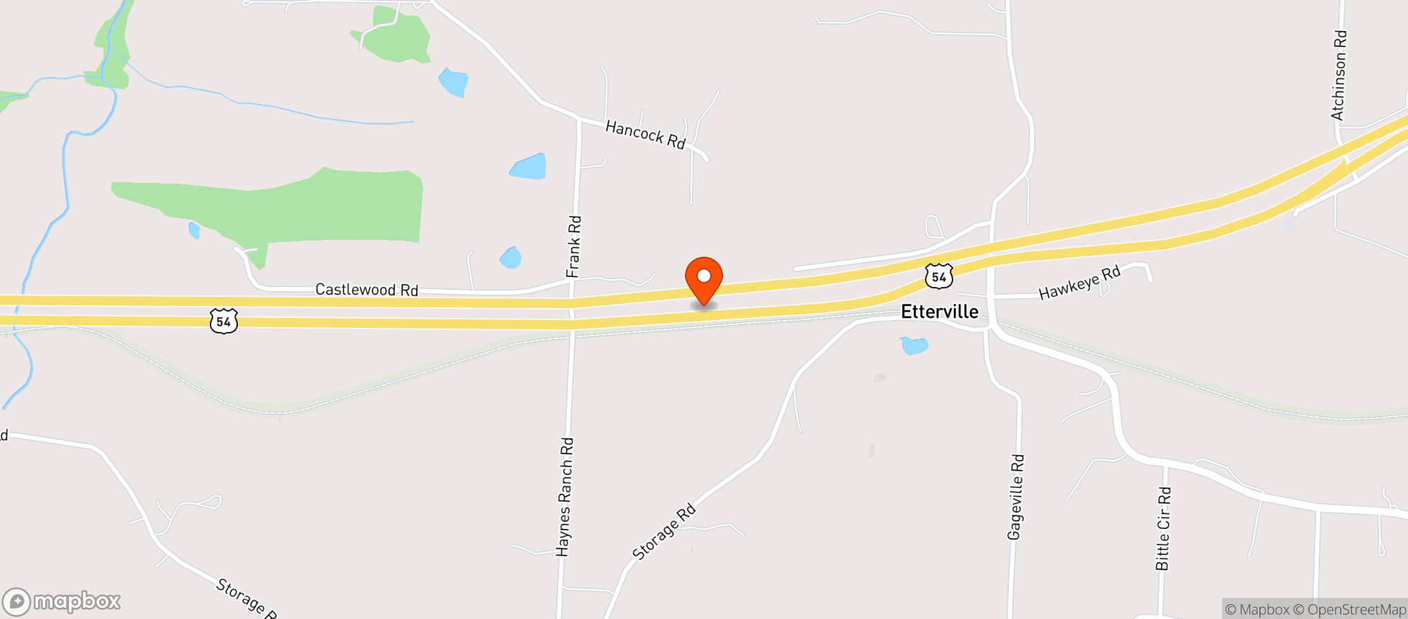 Map showing Southern Glazers Wine & Spirits