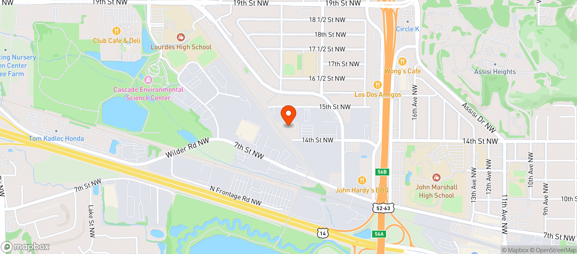 Map showing Little Thisle Brewery