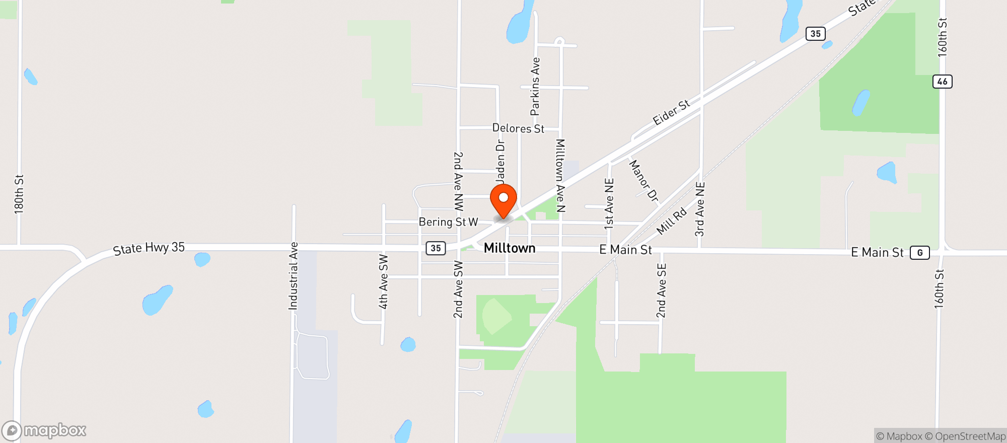 Map showing Circle K #2746013