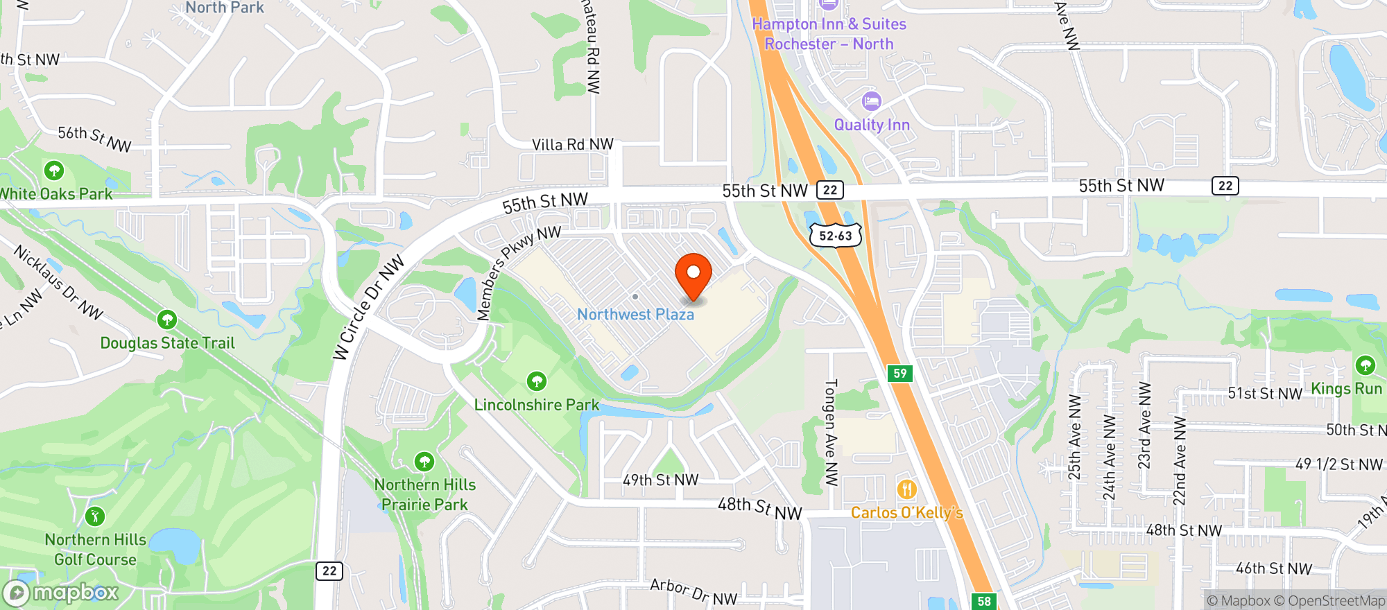 Map showing Walmart Supercenter #1971