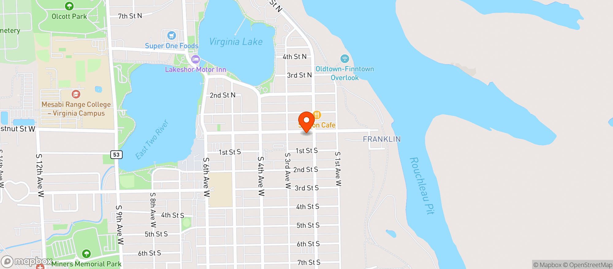 Map showing 5 & Go LLC