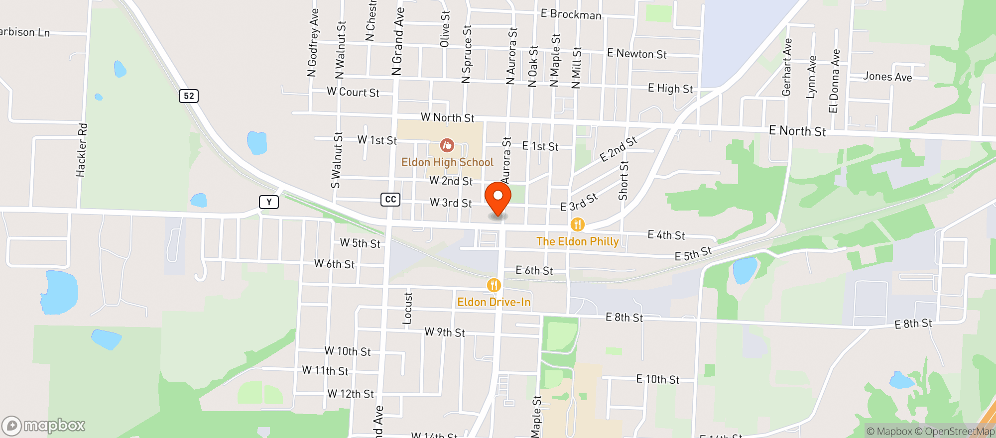 Map showing Giers Bass Pro