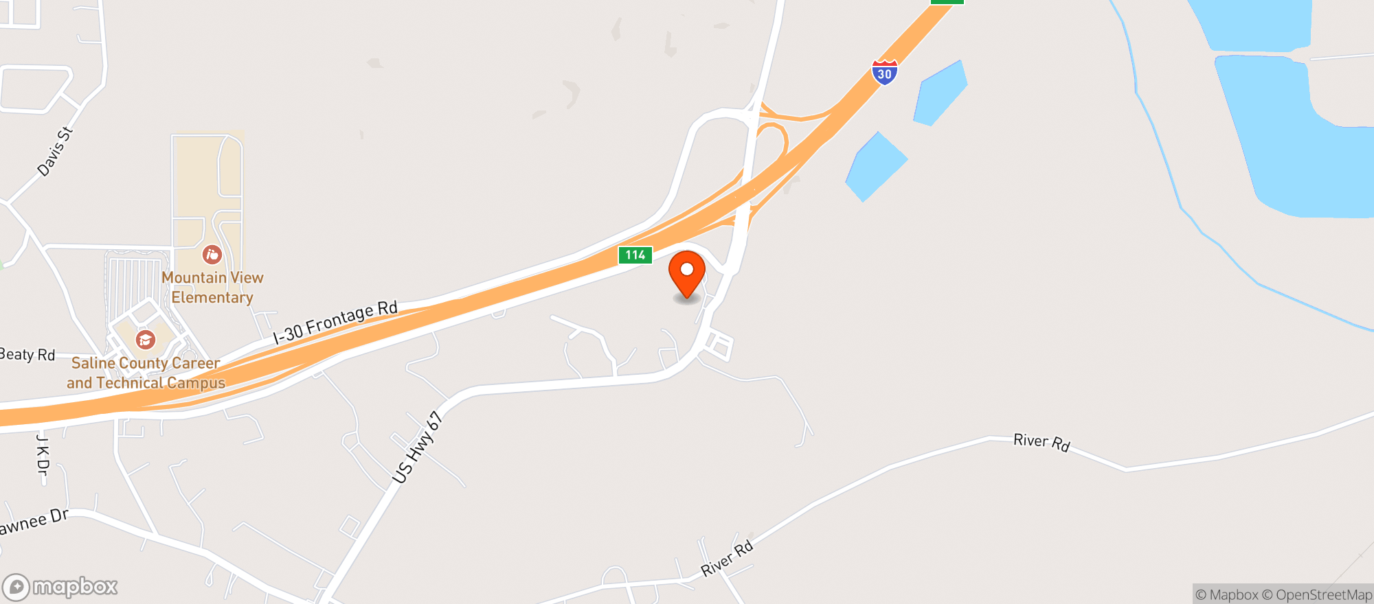 Map showing Discount Wine And Spirits