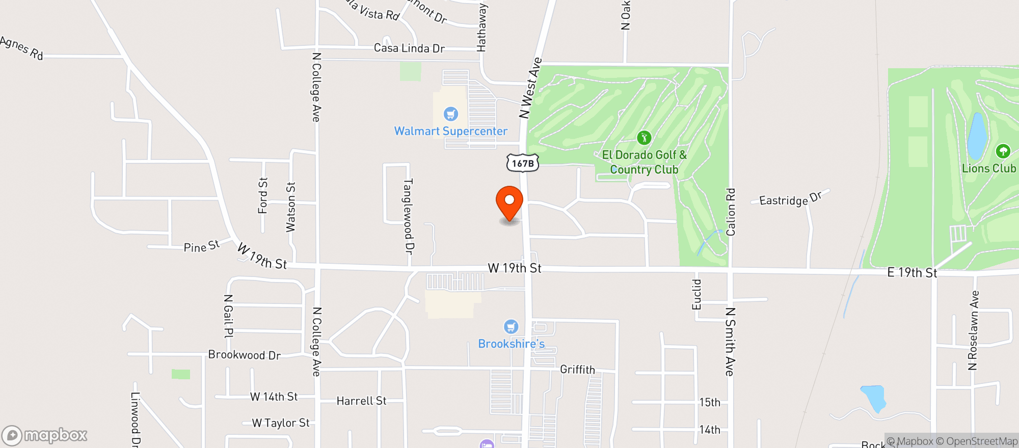 Map showing Gnc