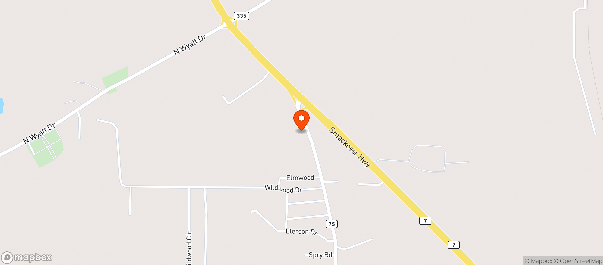 Map showing Brookshire Food Store #40