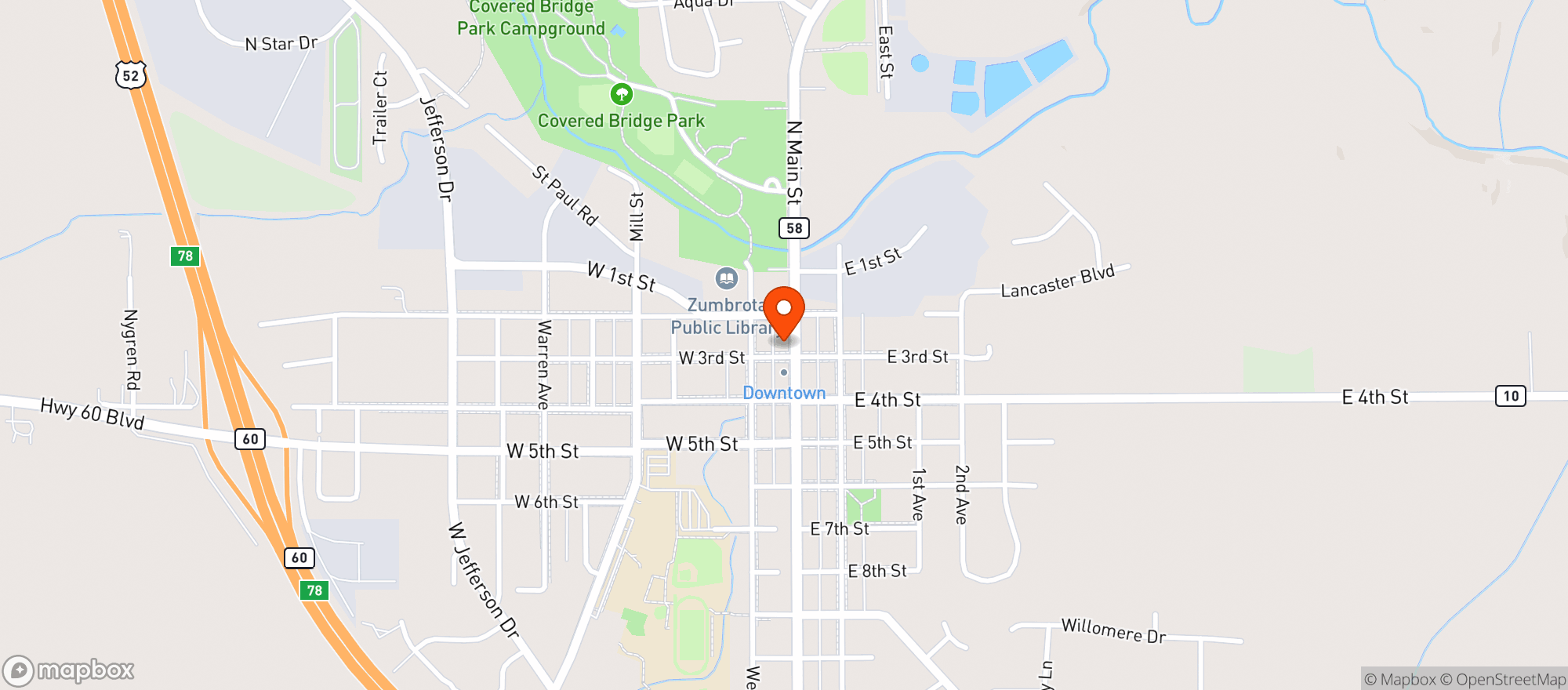 Map showing Dwell Local, LLC