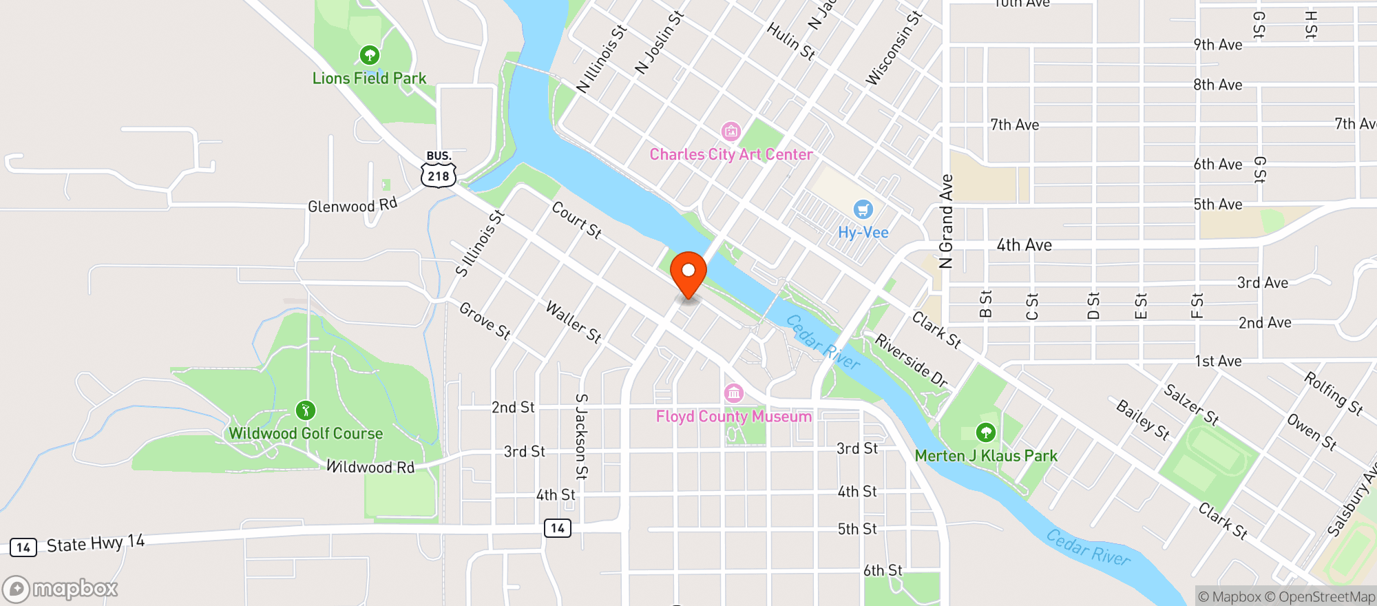 Map showing Tellurian Brewing
