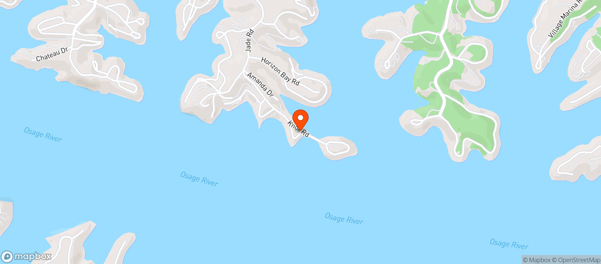 Map showing Angry Dragon