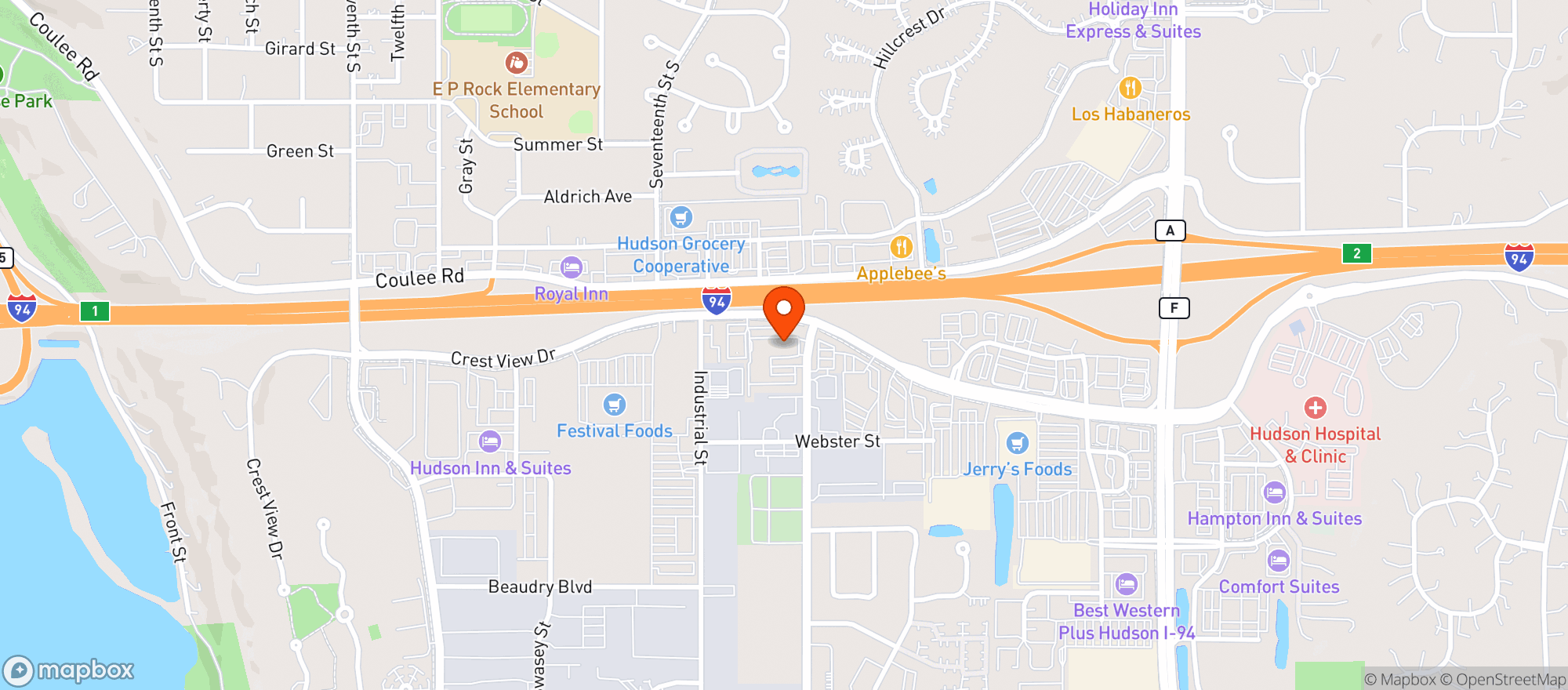 Map showing Northland Liquor