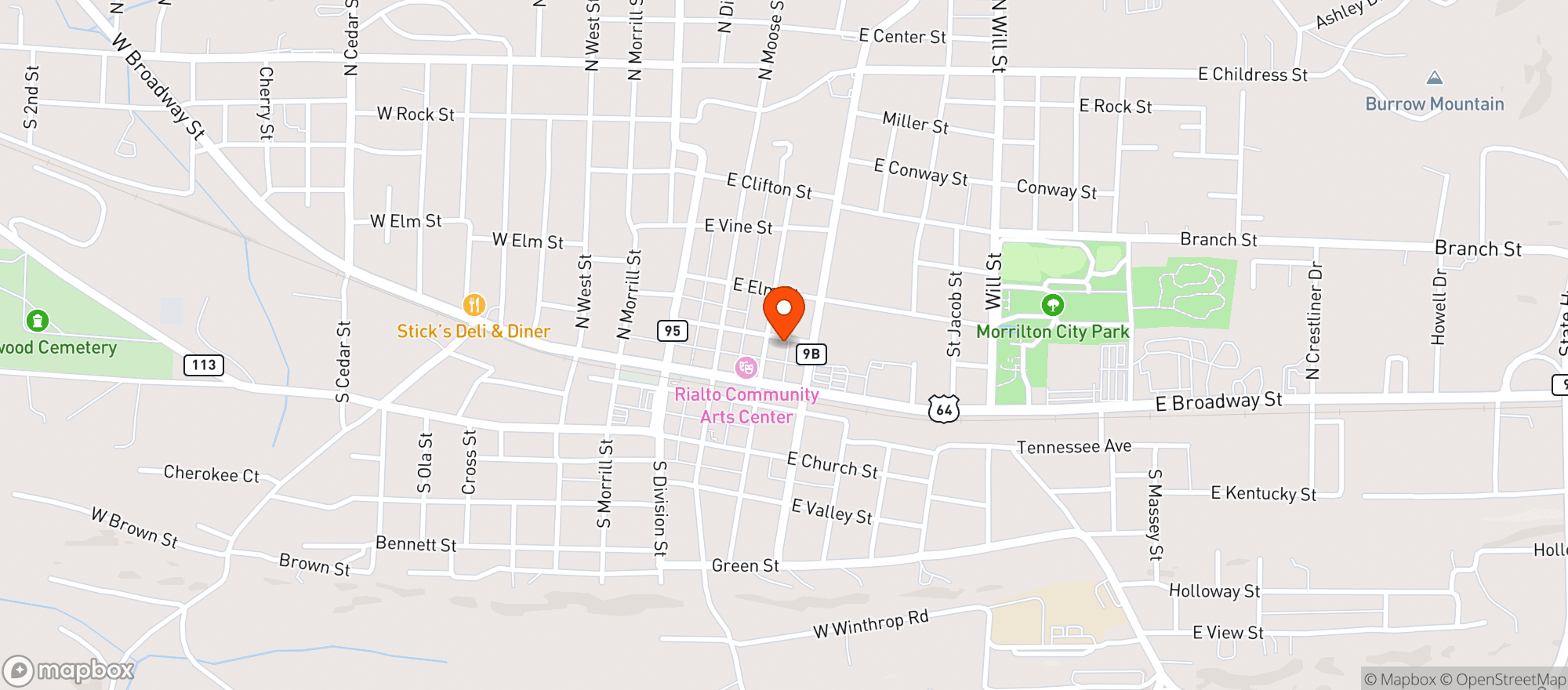 Map showing Dad S Liquor