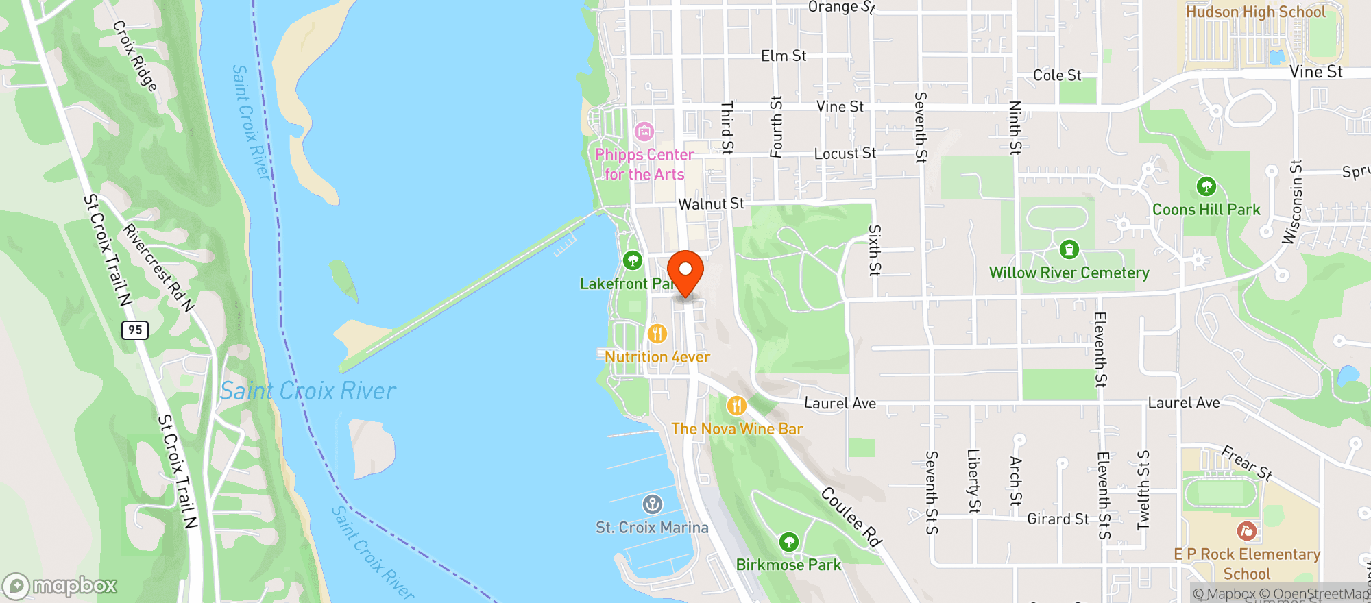 Map showing Spirit Seller