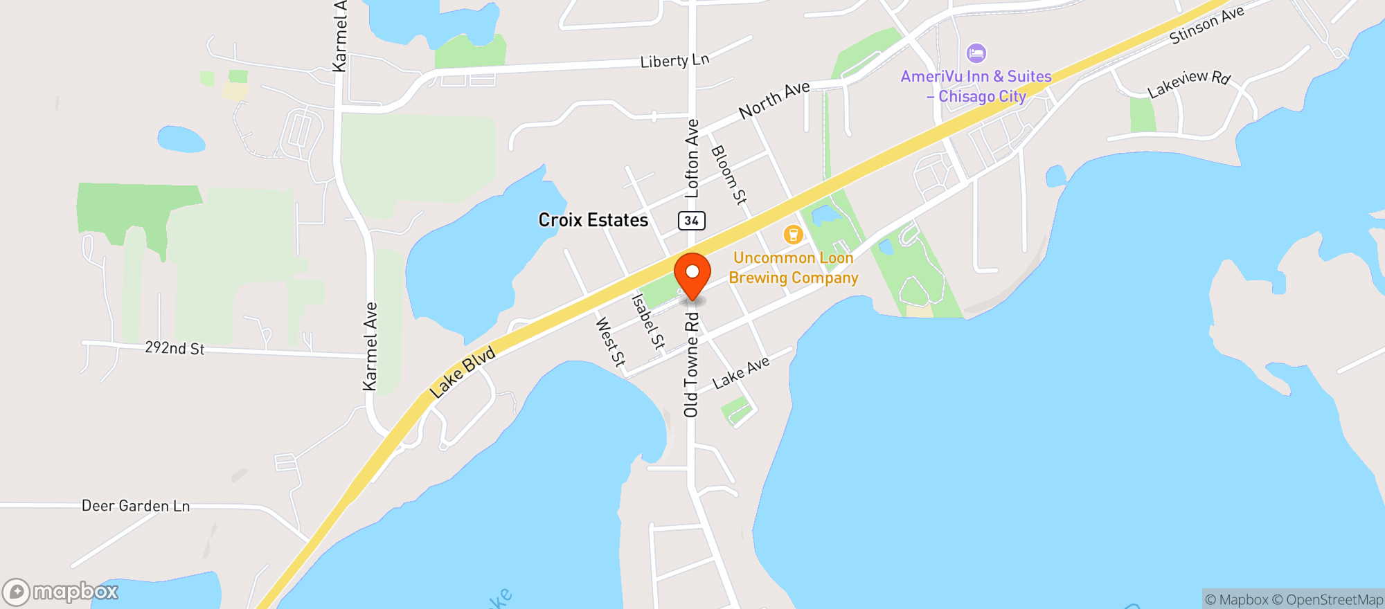 Map showing Scooters