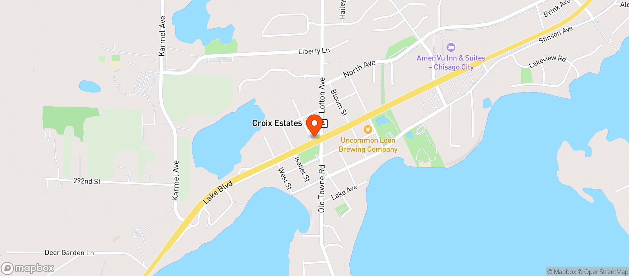 Map showing Chisago Warehouse Liquor
