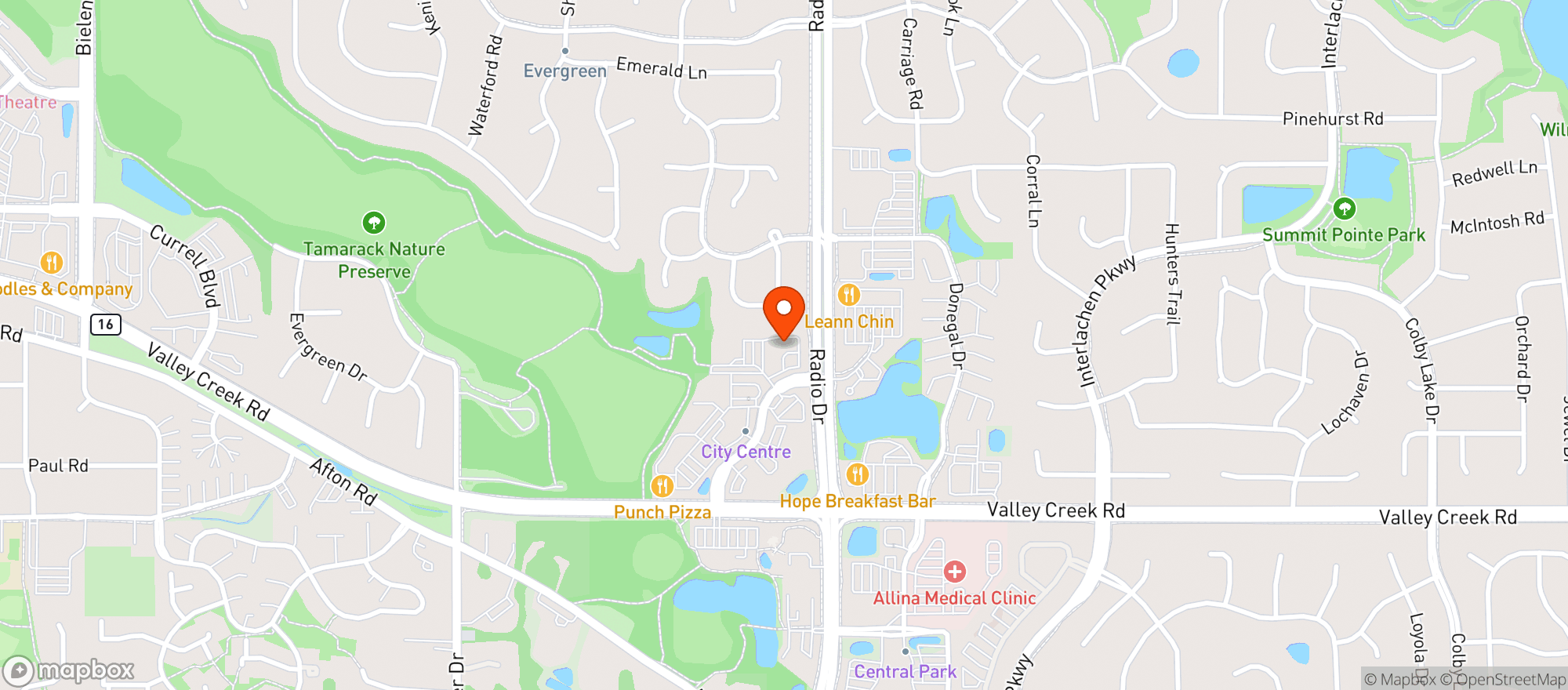 Map showing Smokeless Vape + CBD Woodbury
