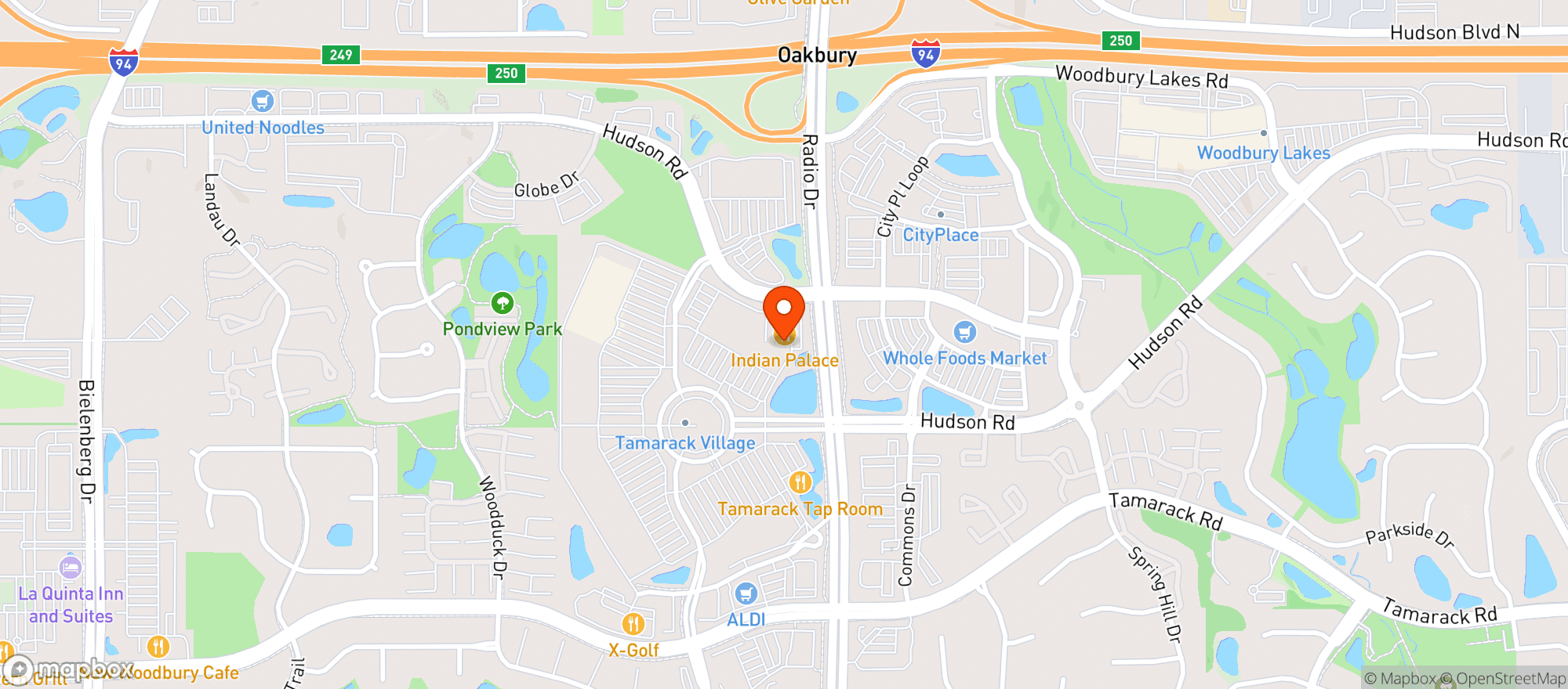Map showing Gnc