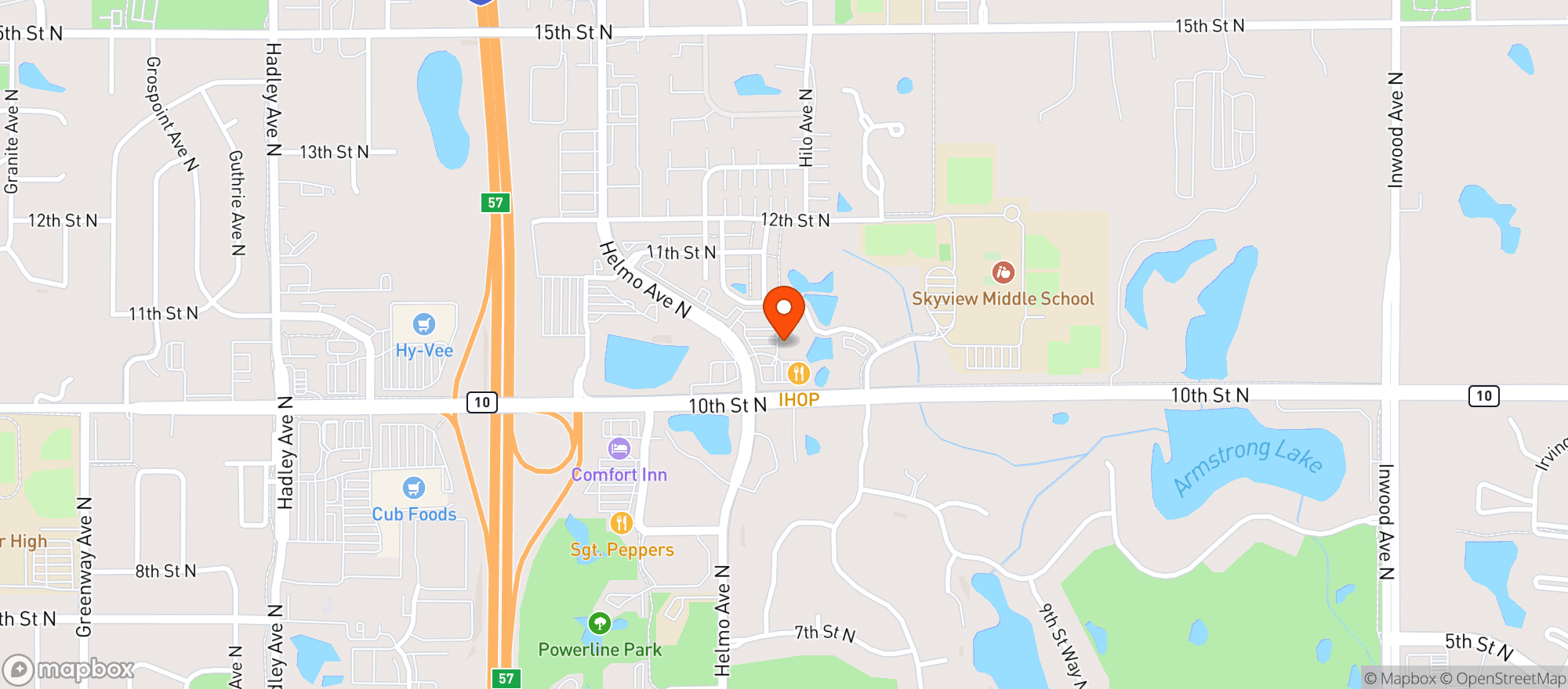 Map showing Doubleshotz Liquor