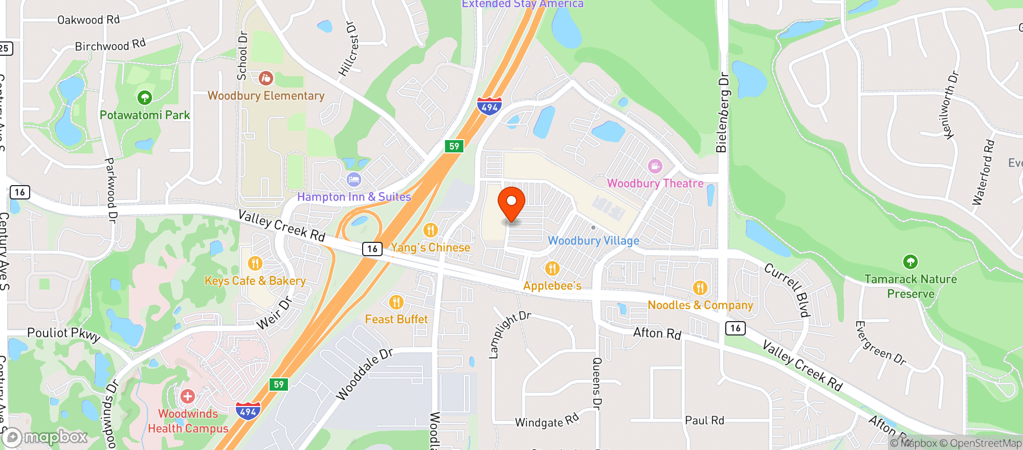 Map showing Lunds and Byerlys - Woodbury - 00819027