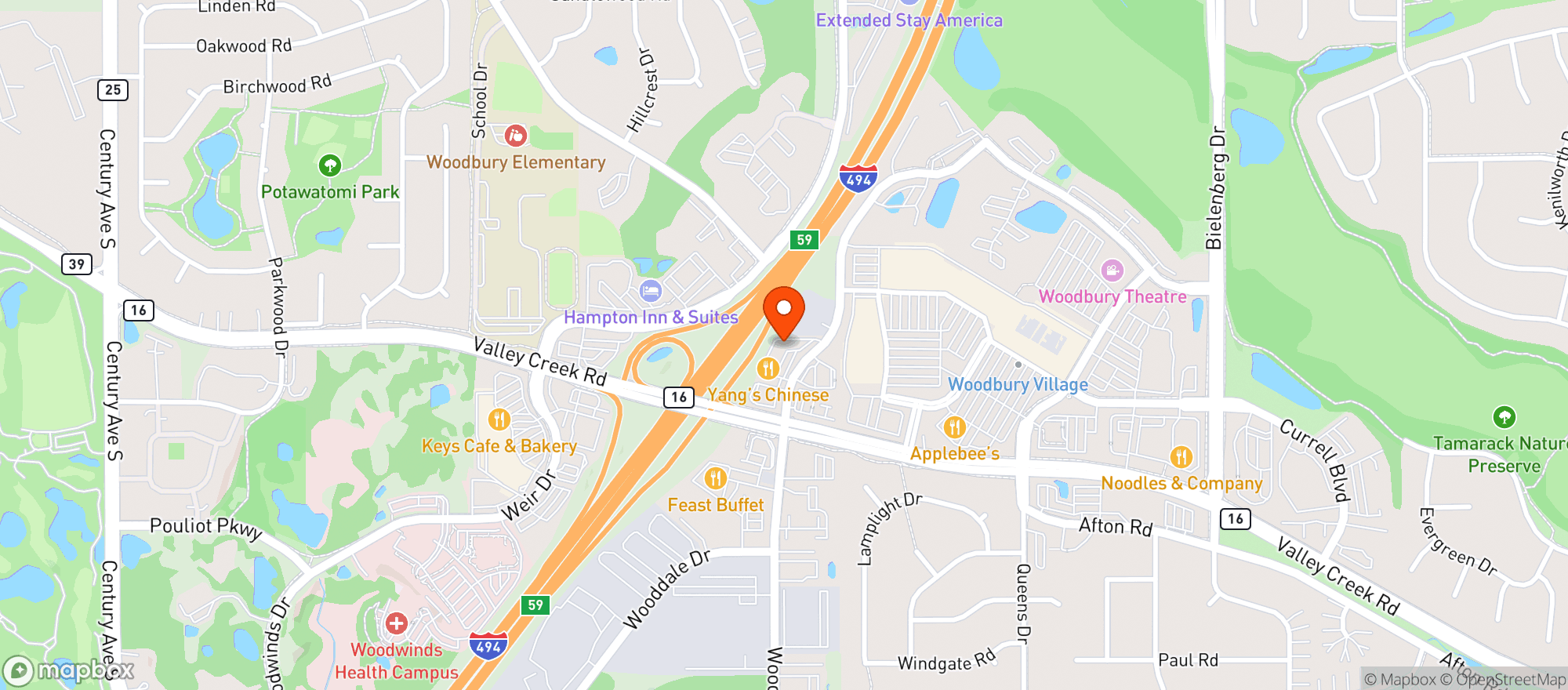 Map showing A1 Smokes and Vapes