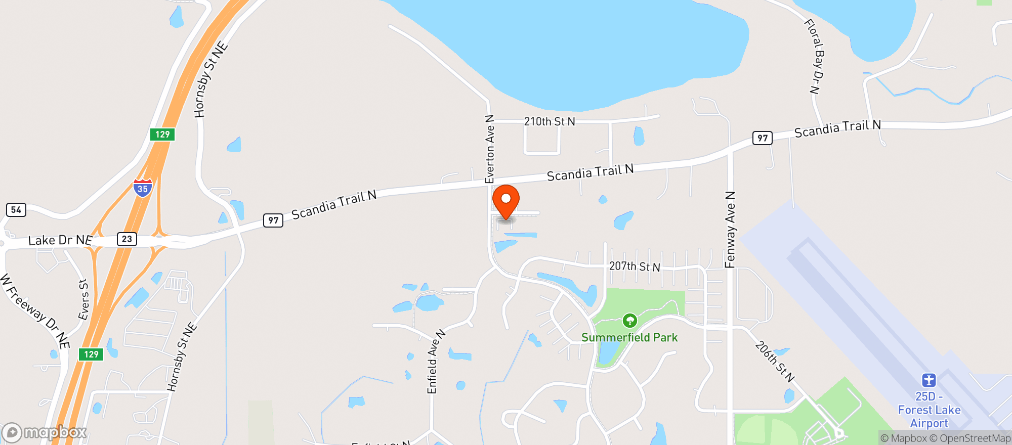 Map showing Circle E Wine & Spirits