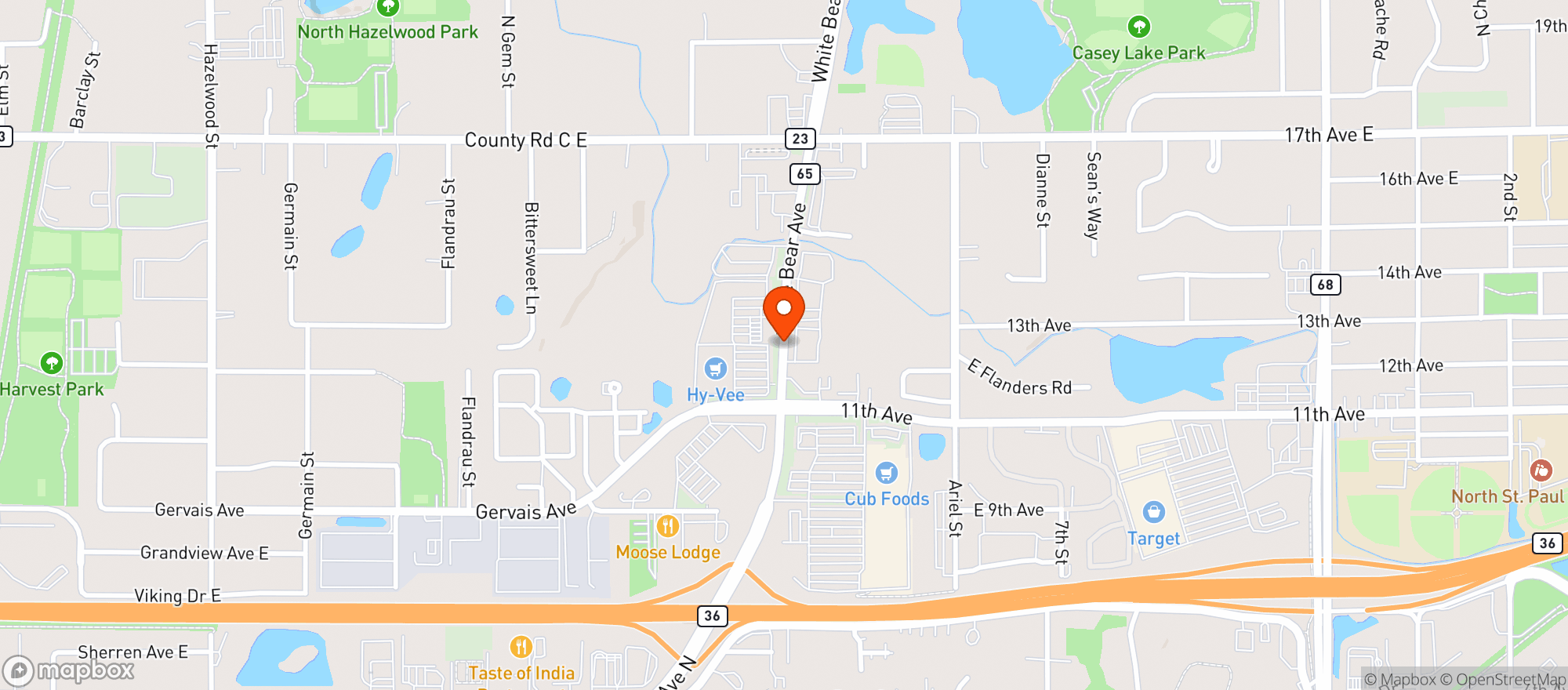Map showing Nutrition City Outlet