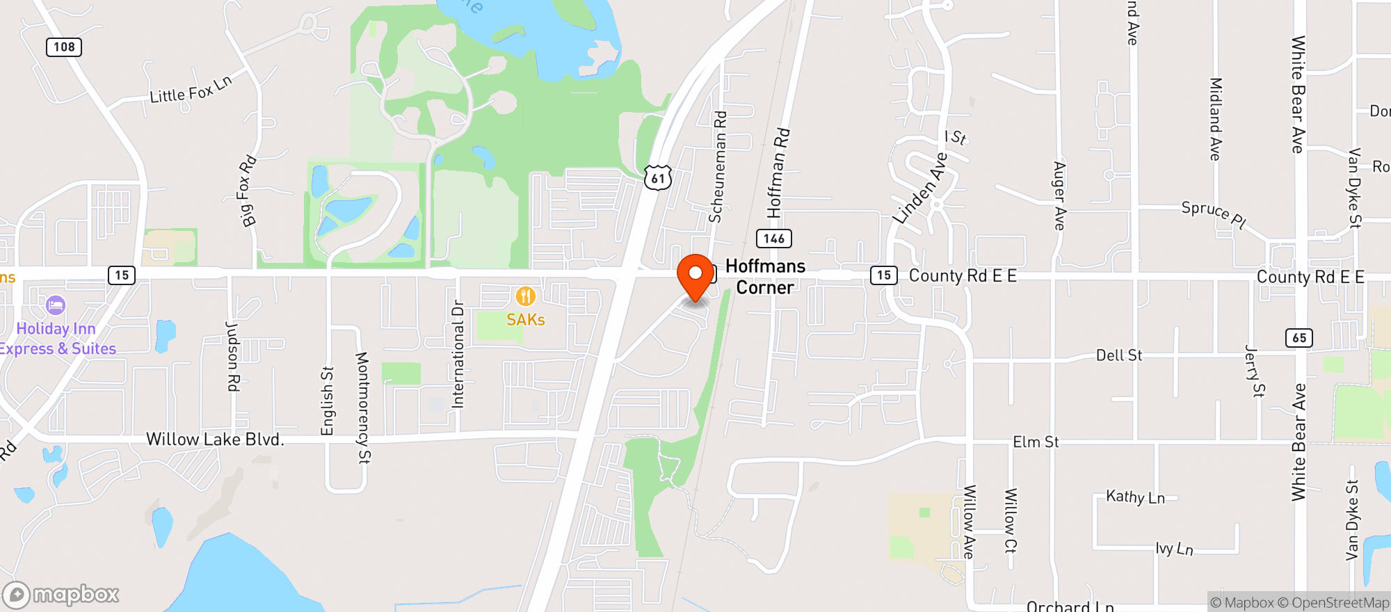 Map showing Country Lounge