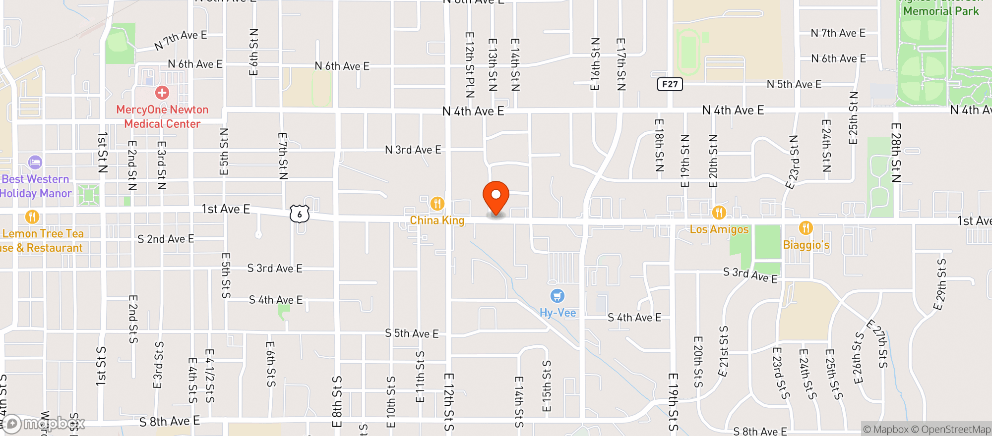 Map showing PIT STOP LIQUORS