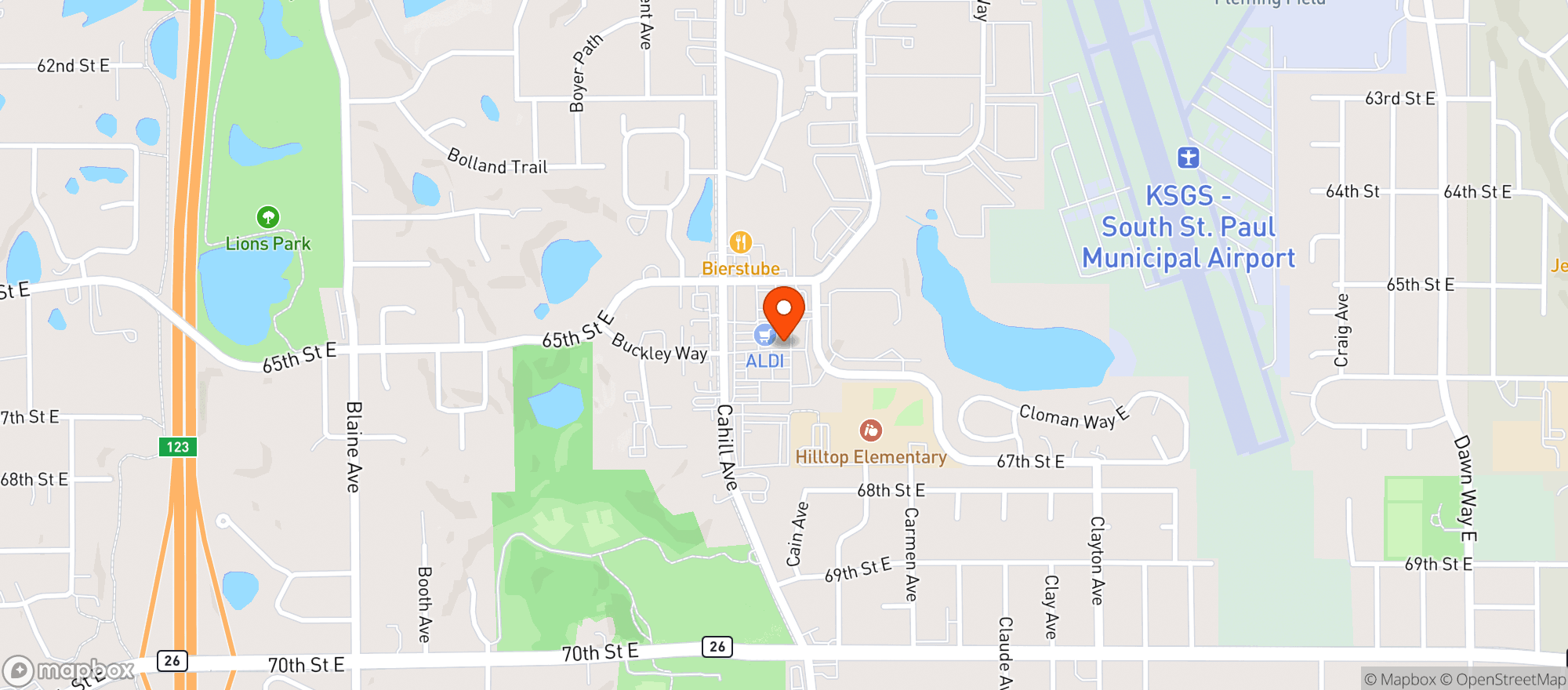 Map showing 451 Beer