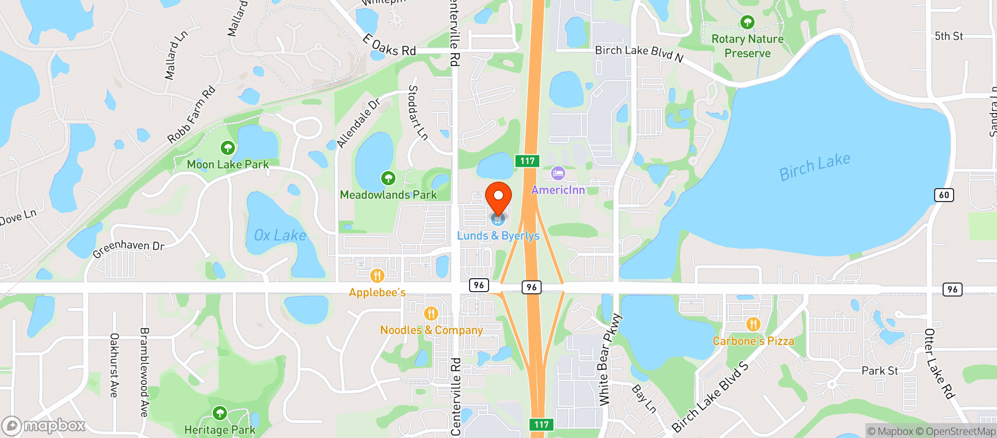Map showing Lunds and Byerlys - White Bear Lake - 00100011690