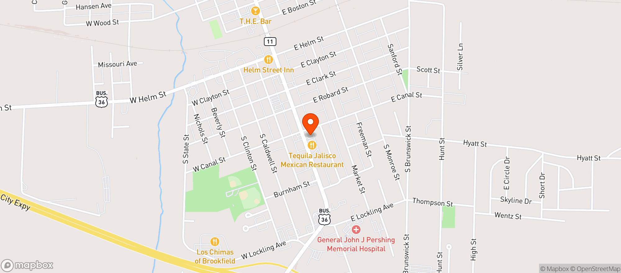 Map showing Rudy S Discount Smoke (brookfield)