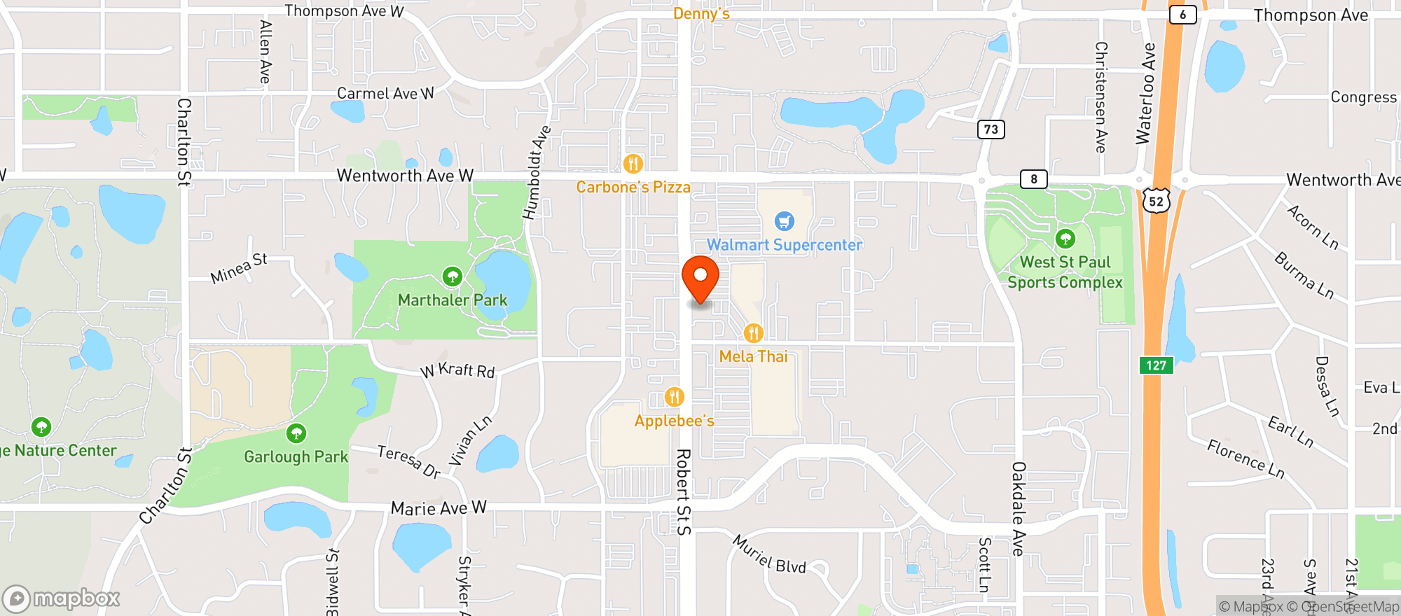 Map showing Mgm Wine & Spirits #012