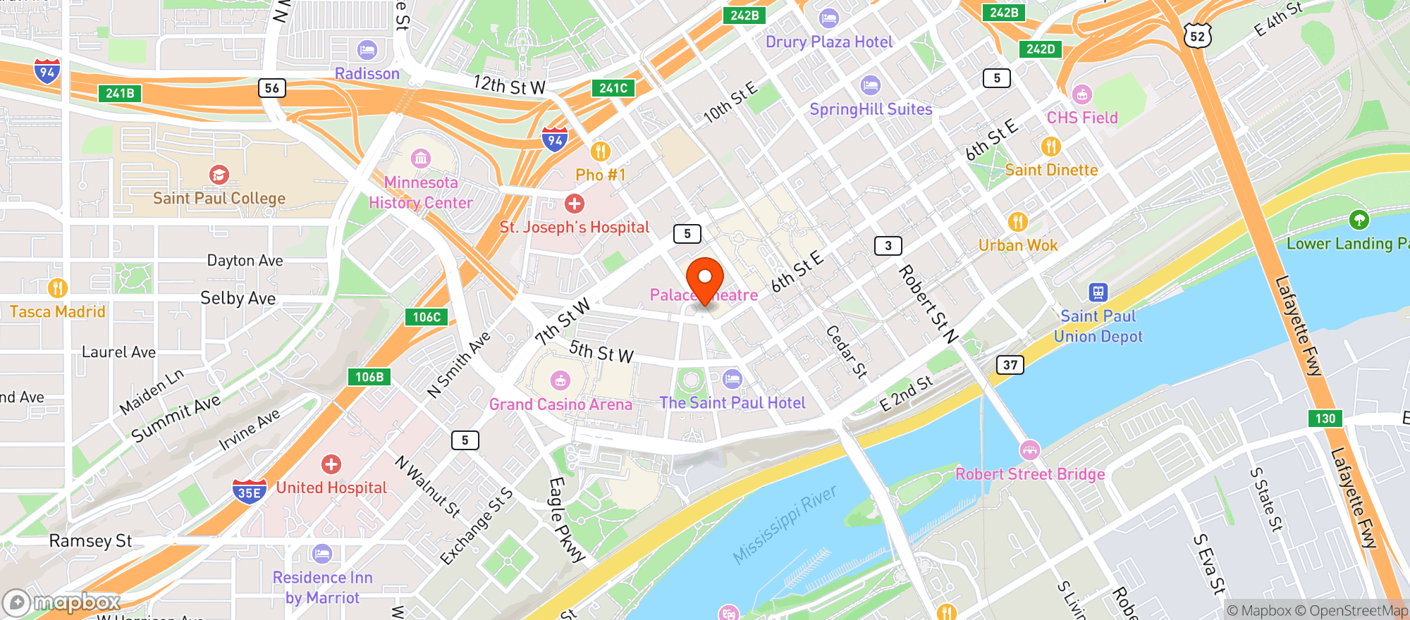 Map showing Meritage