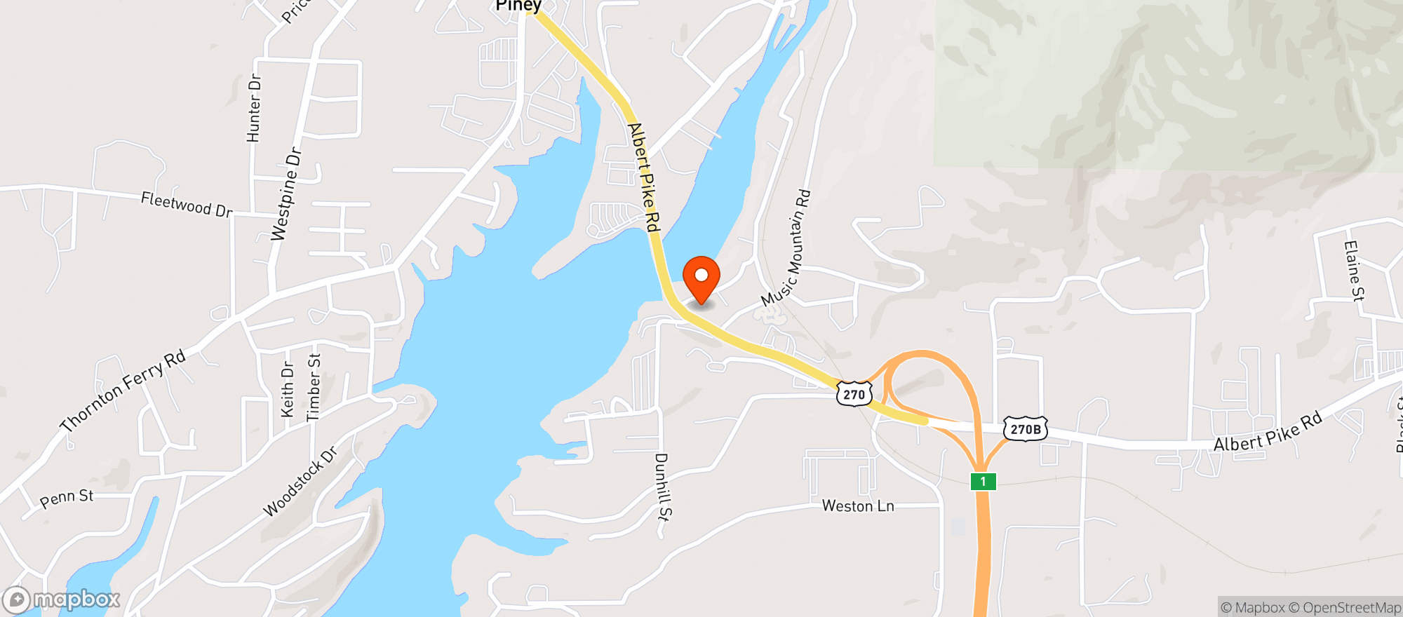 Map showing Karma Liquor