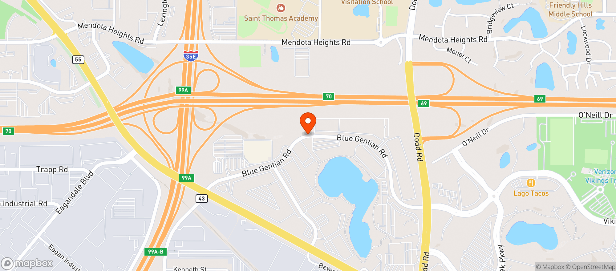 Map showing Costco Wholesale Liquor