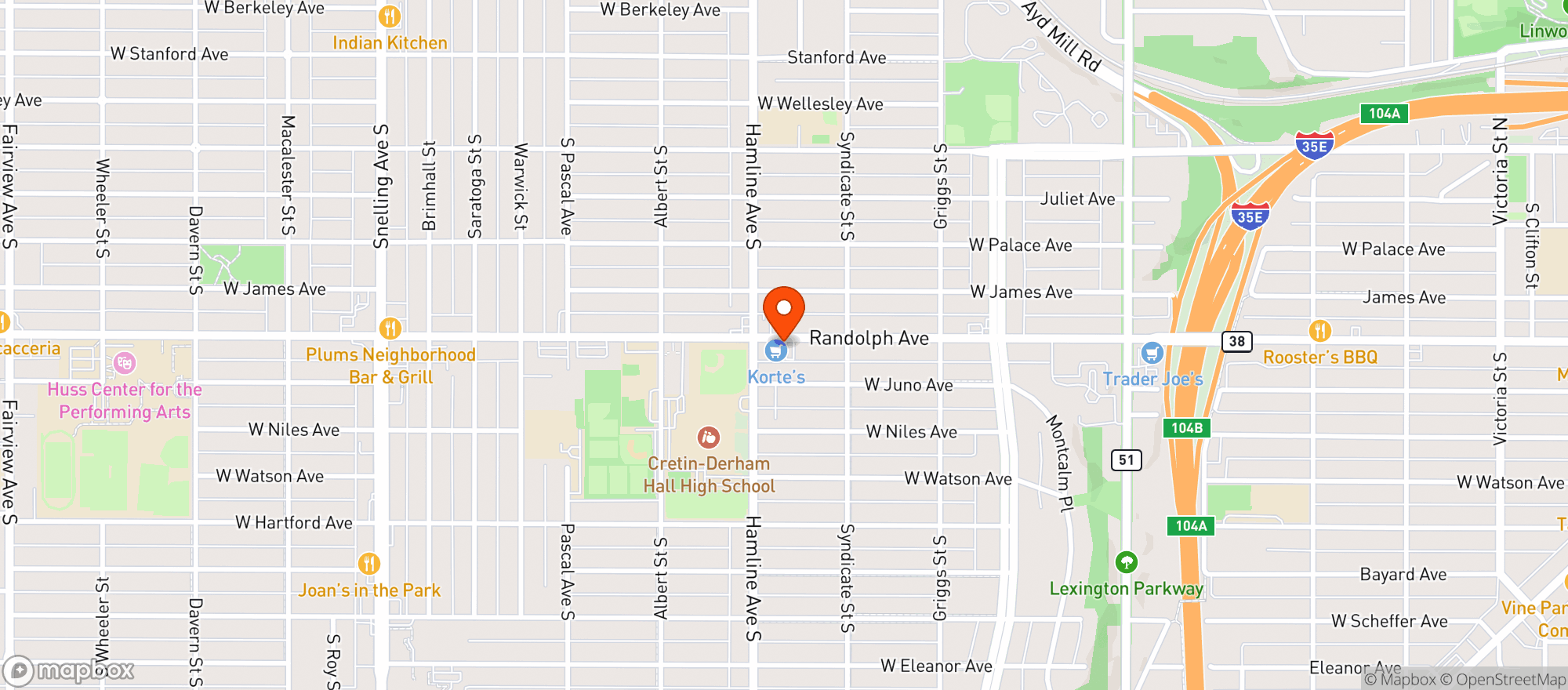 Map showing Oxendale Market - 03
