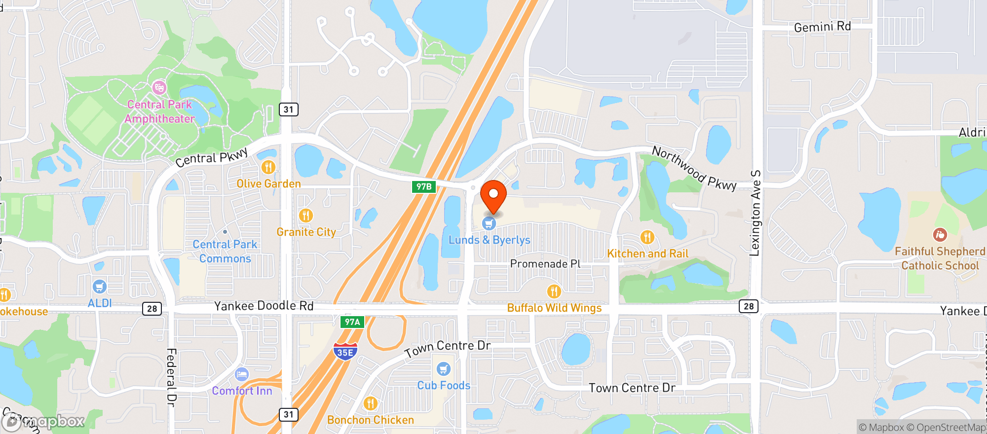 Map showing Lunds and Byerlys - Eagan - 00819003