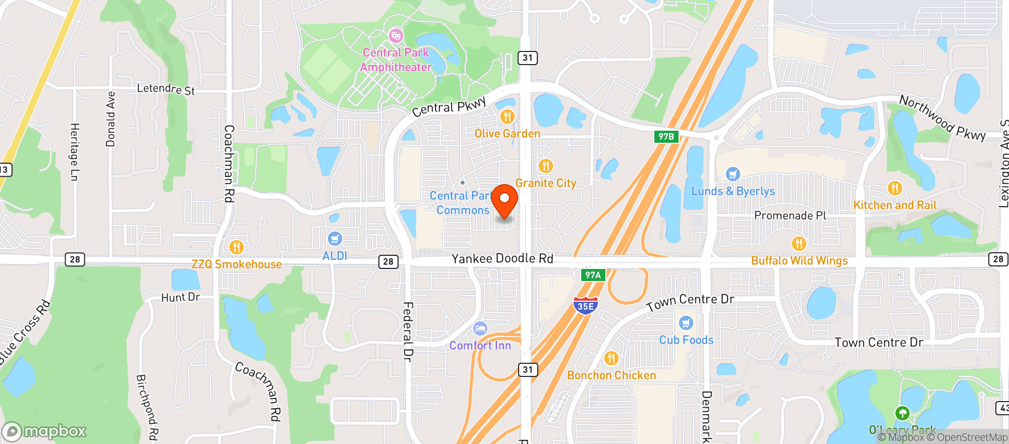 Map showing Total Wine