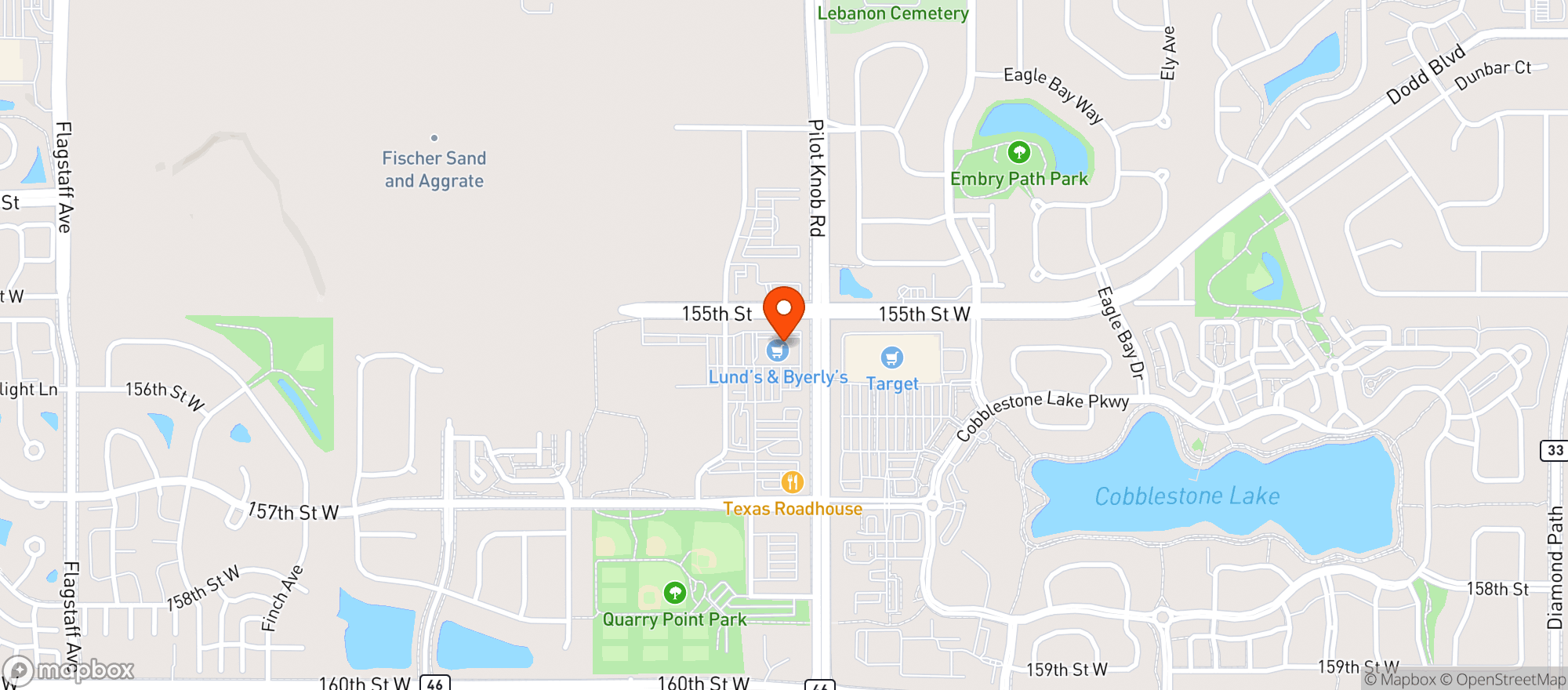Map showing Lunds and Byerlys - Apple Valley - 00100026516