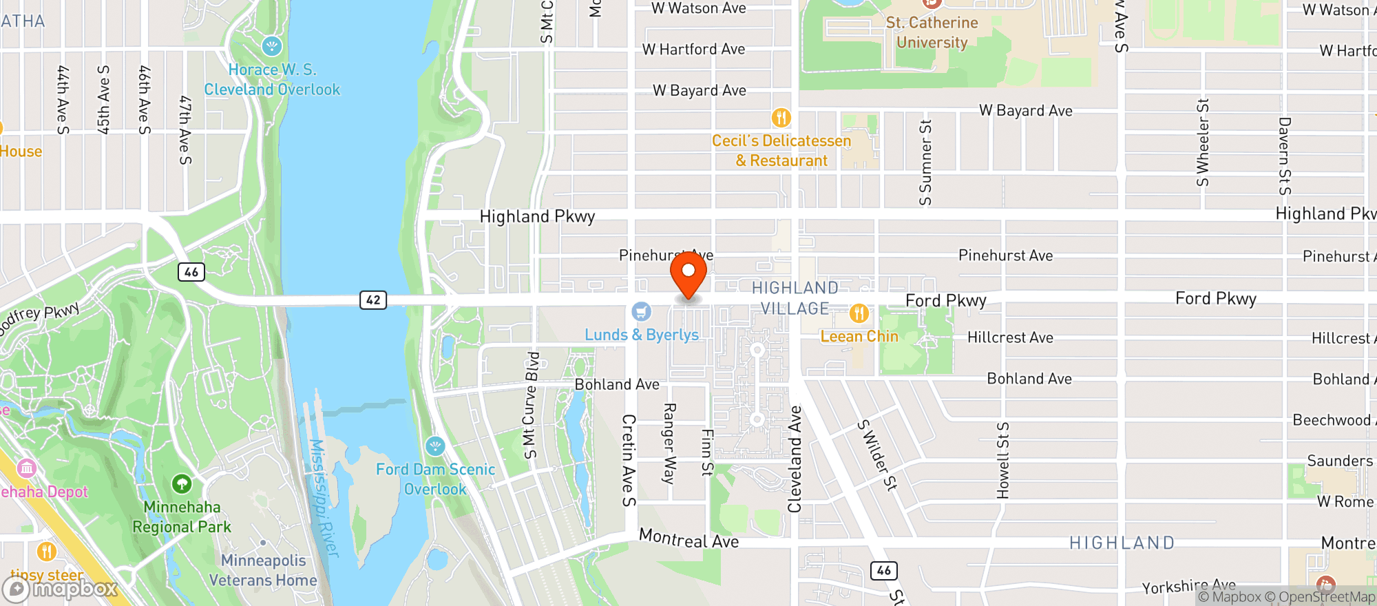 Map showing Gnc