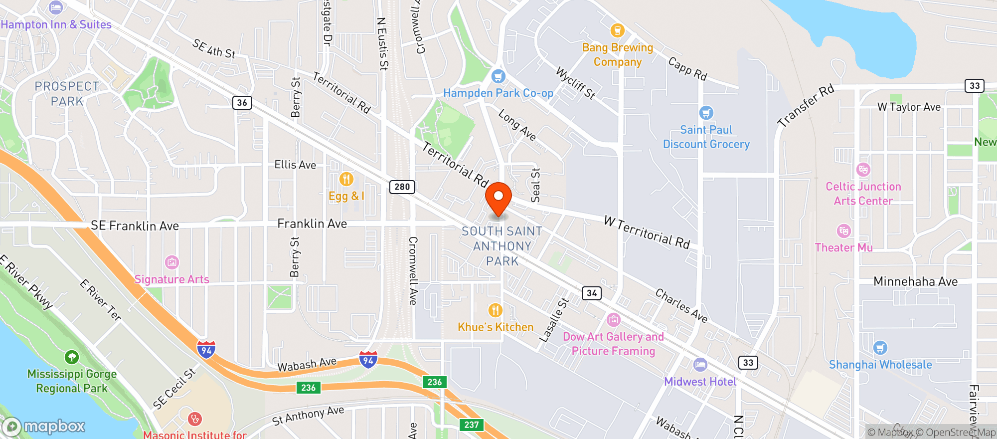 Map showing Autumn LLC dba Herbst