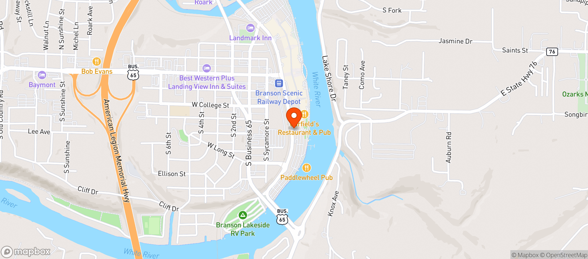 Map showing White River Fish Compan #0