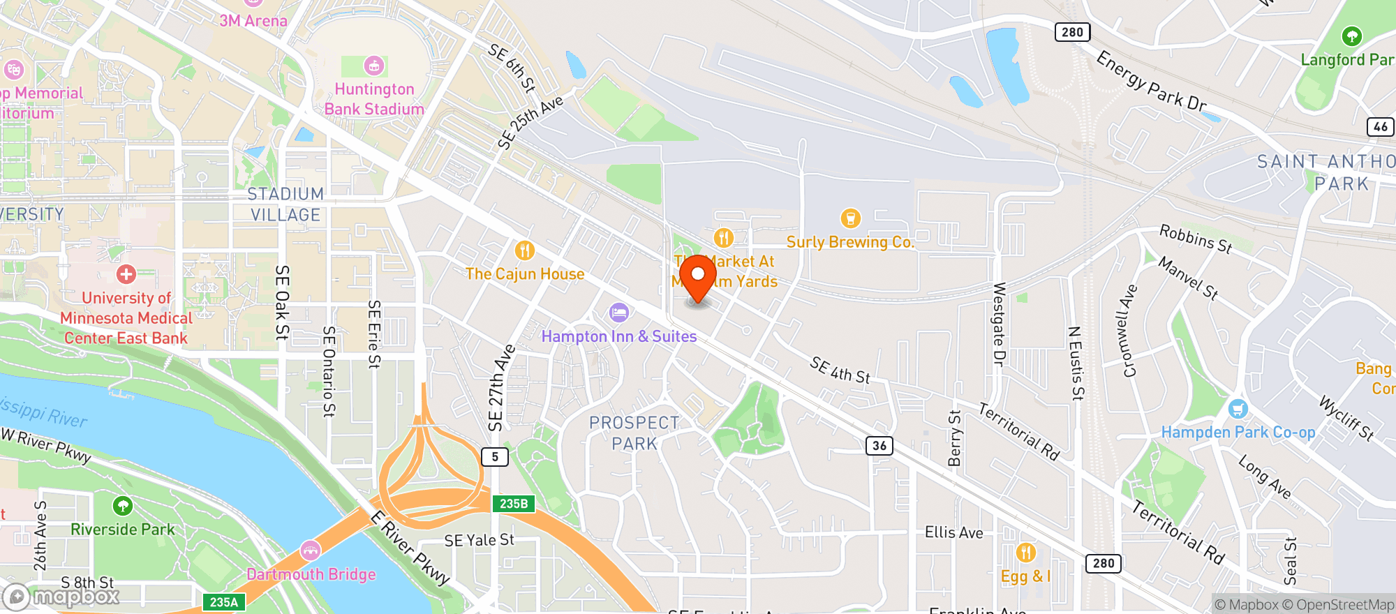 Map showing Tacosito