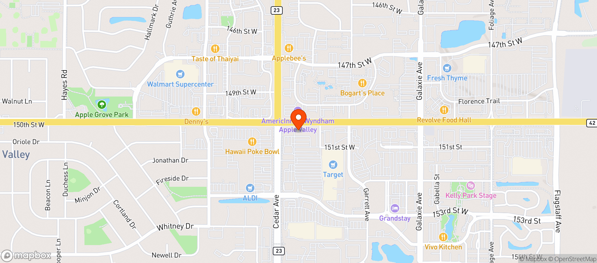 Map showing Gnc