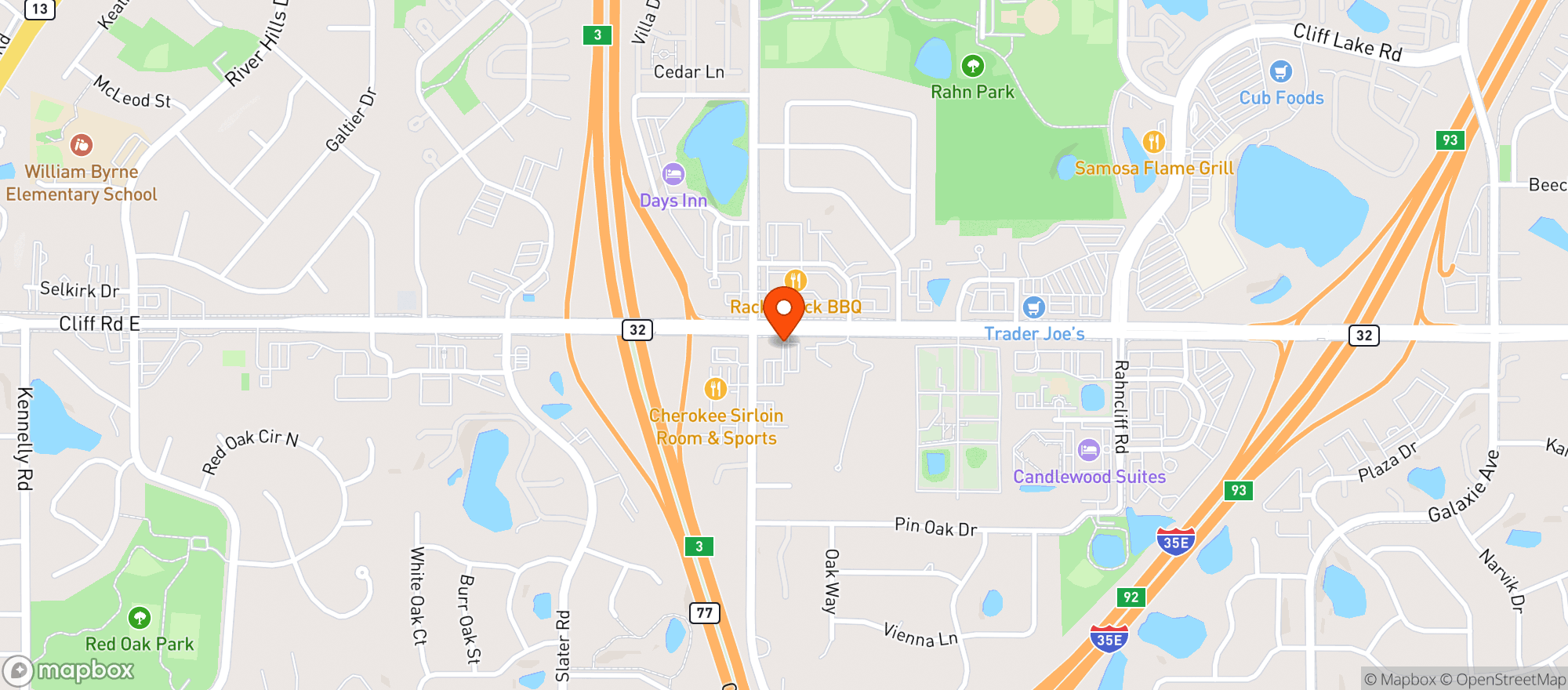 Map showing Doolittles - Eagan
