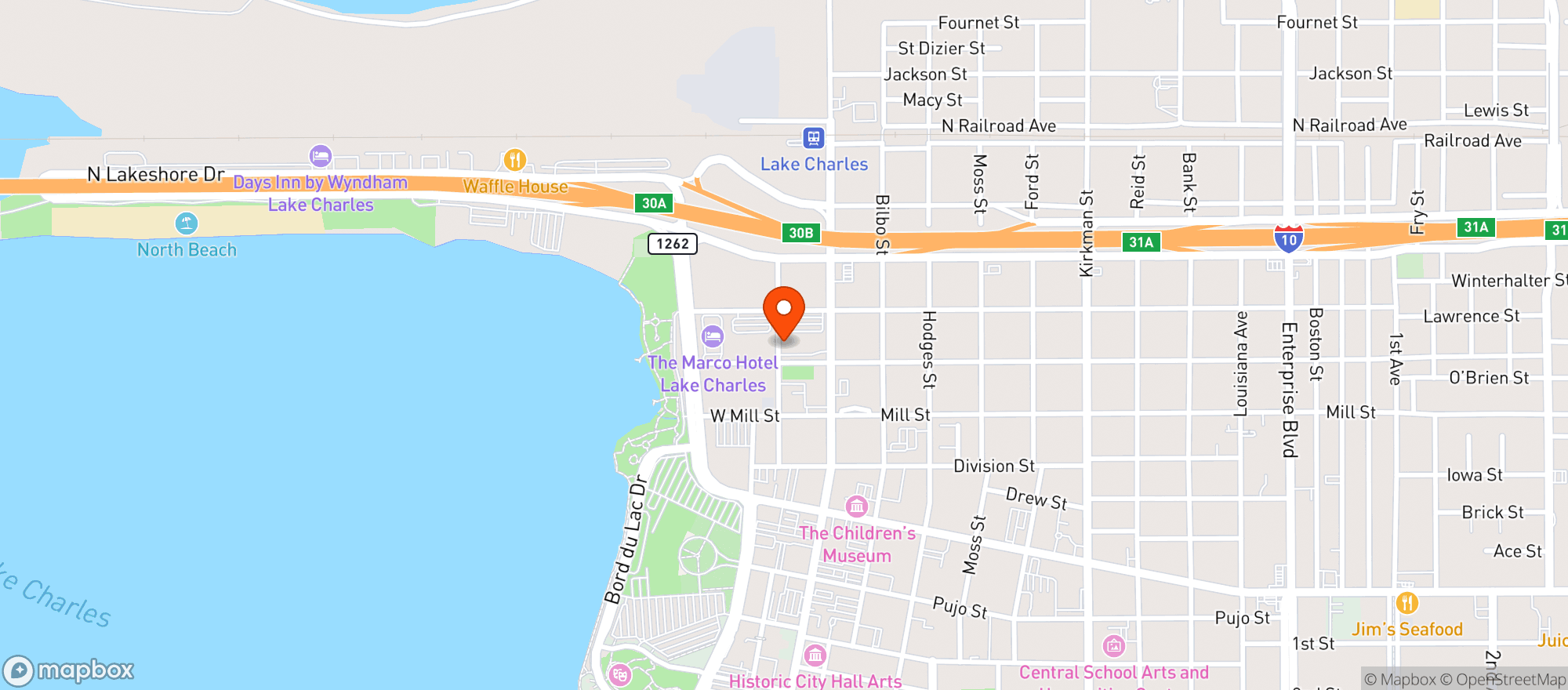 Map showing Mac Farlanes Celtic Pub