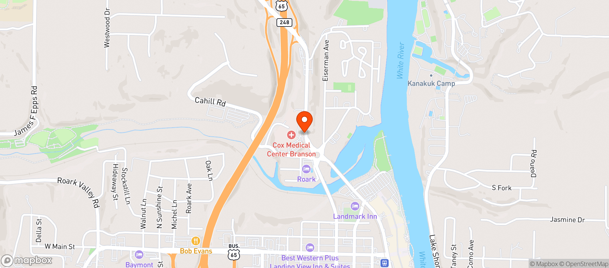 Map showing Macadoodles