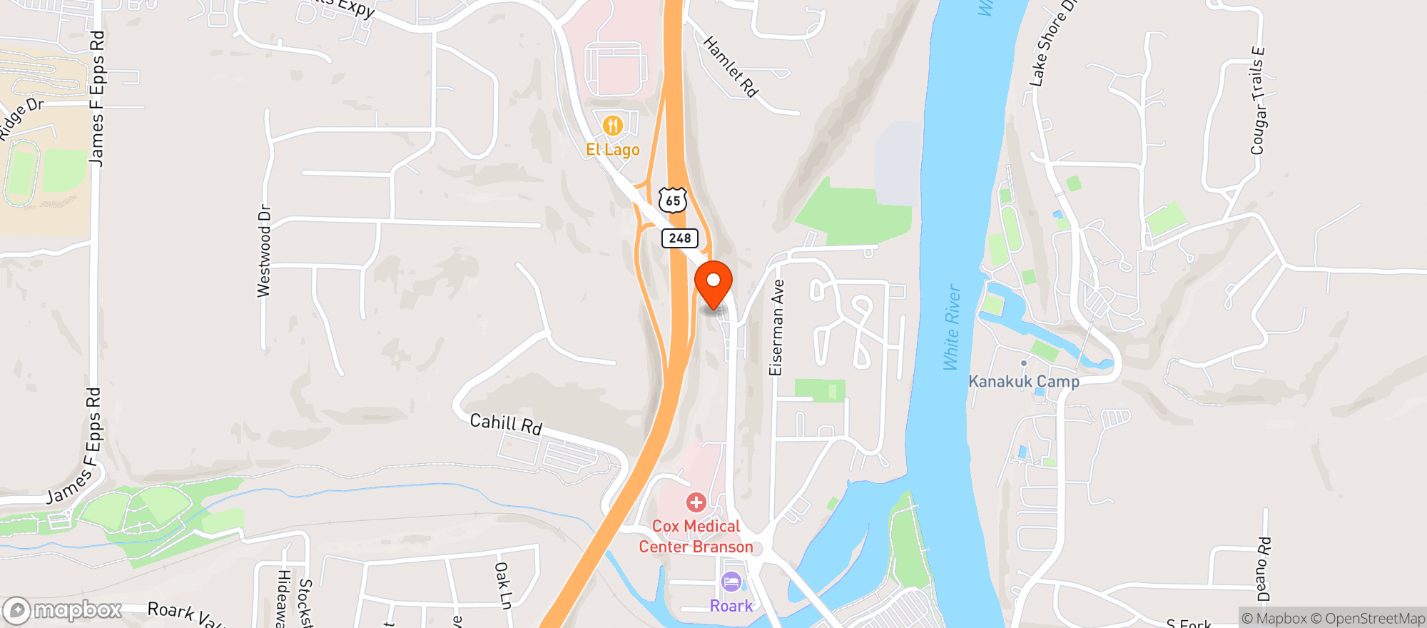 Map showing Rapid Robert S #108