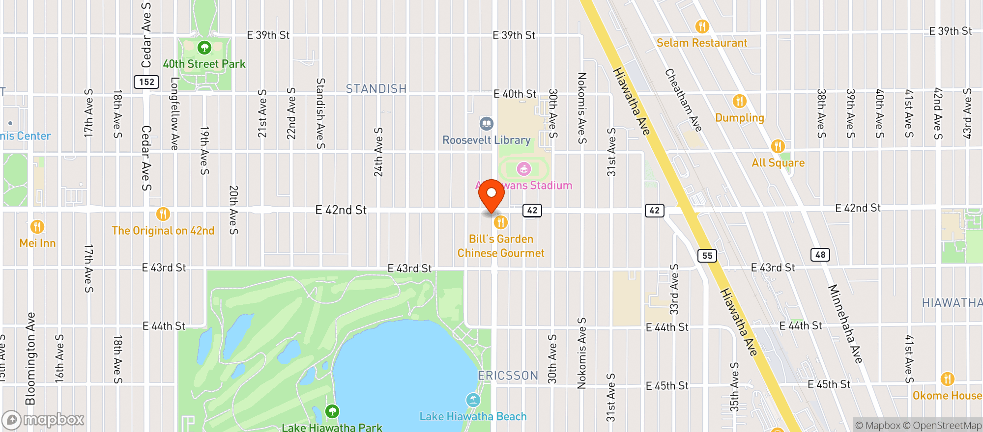 Map showing Northern Coffeeworks