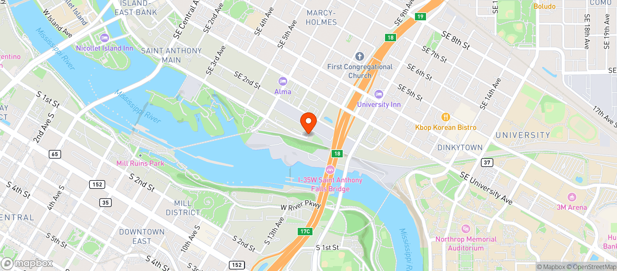 Map showing Pub 819